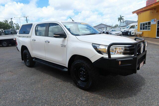 Used Toyota Hilux GGN125R SR Double Cab Winnellie, 2017 Toyota Hilux GGN125R SR Double Cab White 6 Speed Sports Automatic Utility