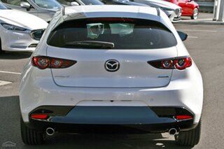 2023 Mazda 3 BP2HLA G25 SKYACTIV-Drive GT White 6 Speed Sports Automatic Hatchback.