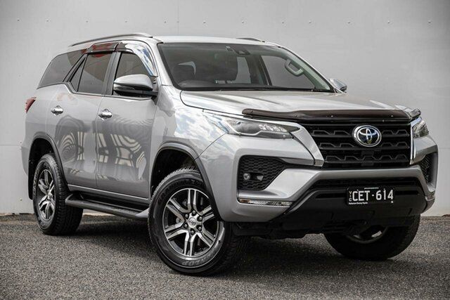 Pre-Owned Toyota Fortuner GUN156R GXL Keysborough, 2022 Toyota Fortuner GUN156R GXL Silver 6 Speed Automatic Wagon