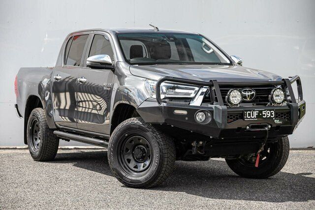 Pre-Owned Toyota Hilux GUN126R SR5 Double Cab Keysborough, 2021 Toyota Hilux GUN126R SR5 Double Cab Grey 6 Speed Sports Automatic Utility