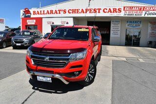 2017 Holden Colorado RG MY16 Storm (4x4) Red 6 Speed Automatic Crew Cab Pickup.