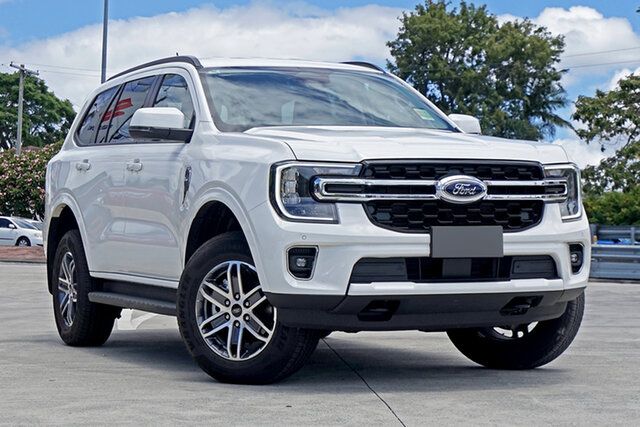 Used Ford Everest UB 2023.50MY Trend Capalaba, 2023 Ford Everest UB 2023.50MY Trend Arctic White 10 Speed Sports Automatic SUV