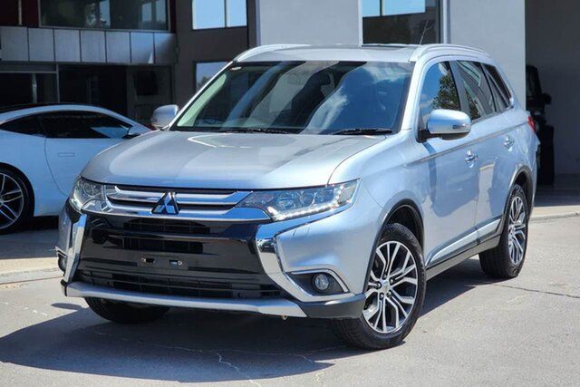 Used Mitsubishi Outlander ZK MY16 Exceed 4WD Albion, 2015 Mitsubishi Outlander ZK MY16 Exceed 4WD Silver 6 Speed Constant Variable Wagon