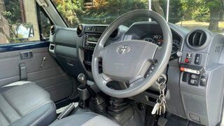 2011 Toyota Landcruiser VDJ79R 09 Upgrade GX (4x4) Blue Graphite 5 Speed Manual Cab Chassis