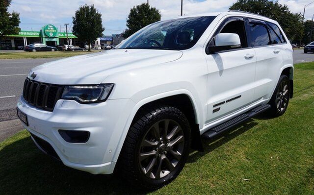 Used Jeep Grand Cherokee WK MY16 75th Anniversary Dandenong, 2016 Jeep Grand Cherokee WK MY16 75th Anniversary Bright White 8 Speed Sports Automatic Wagon