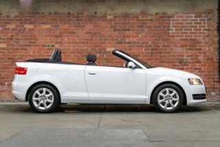 2010 Audi A3 8P MY10 TFSI S Tronic Attraction White 7 Speed Sports Automatic Dual Clutch Convertible