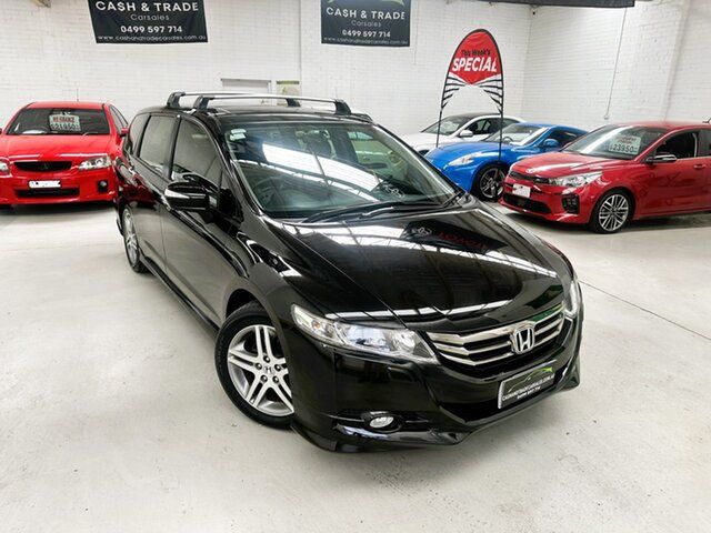 Used Honda Odyssey 4th Gen MY12 Luxury Seaford, 2012 Honda Odyssey 4th Gen MY12 Luxury Black 5 Speed Automatic Wagon