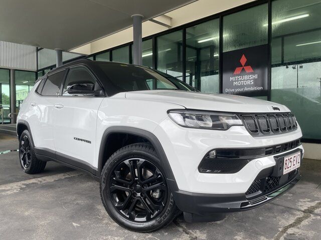 Used Jeep Compass M6 MY22 Night Eagle FWD Cairns, 2022 Jeep Compass M6 MY22 Night Eagle FWD White 6 Speed Automatic Wagon