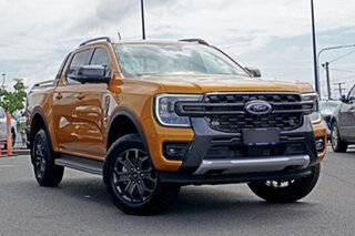 2023 Ford Ranger PY 2024.00MY Wildtrak Luxe Yellow 10 Speed Sports Automatic Double Cab Pick Up.