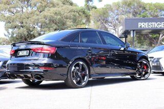 2018 Audi RS 3 8V MY18 S Tronic Quattro Black 7 Speed Sports Automatic Dual Clutch Sedan.
