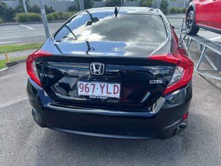 2018 Honda Civic 10th Gen MY18 VTi-LX Crystal Black 1 Speed Constant Variable Sedan