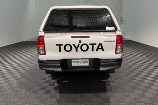 2016 Toyota Hilux GUN126R SR Double Cab Glacier White 6 speed Manual Utility