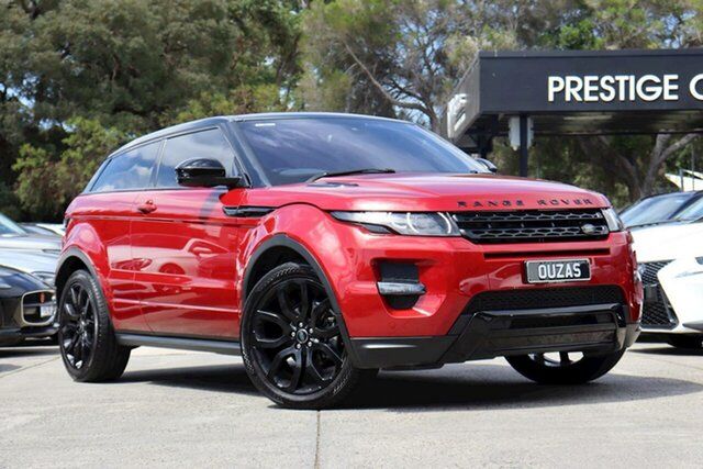 Used Land Rover Range Rover Evoque L538 MY15 Coupe Dynamic Balwyn, 2015 Land Rover Range Rover Evoque L538 MY15 Coupe Dynamic Red 9 Speed Sports Automatic Wagon