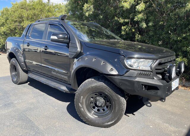 Used Ford Ranger PX MkII 2018.00MY Wildtrak Double Cab Devonport, 2018 Ford Ranger PX MkII 2018.00MY Wildtrak Double Cab Black 6 Speed Sports Automatic Utility