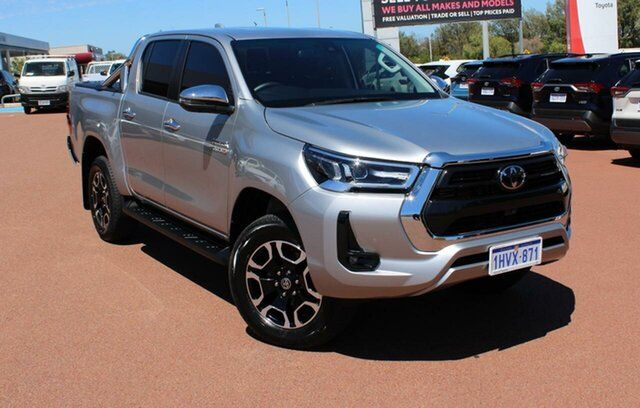 Pre-Owned Toyota Hilux GUN126R SR5 Double Cab Clarkson, 2023 Toyota Hilux GUN126R SR5 Double Cab Silver Sky 6 Speed Sports Automatic Utility