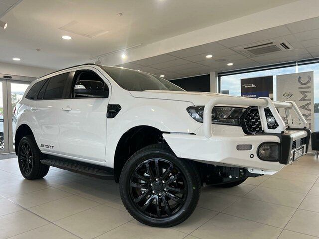 Used Ford Everest UA II 2021.75MY Sport Belconnen, 2022 Ford Everest UA II 2021.75MY Sport White 10 Speed Sports Automatic SUV