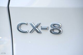2023 Mazda CX-8 KG2WLA G25 SKYACTIV-Drive FWD Touring White 6 Speed Sports Automatic Wagon