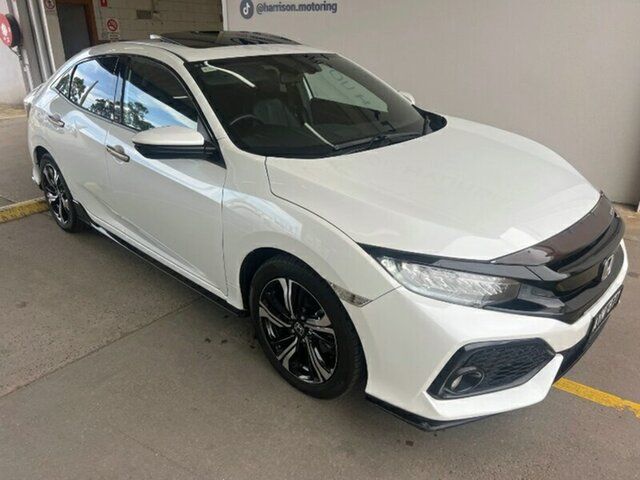 Used Honda Civic 10th Gen MY18 RS Melton, 2018 Honda Civic 10th Gen MY18 RS White 1 Speed Constant Variable Hatchback