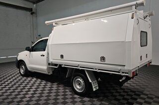 2013 Toyota Hilux TGN16R MY12 Workmate 4x2 White 4 speed Automatic Cab Chassis