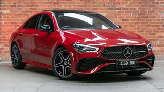 2023 Mercedes-Benz CLA-Class C118 804+054MY CLA200 DCT Designo Patagonia Red 7 Speed.