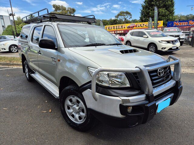 Used Toyota Hilux KUN26R MY12 Workmate (4x4) Upper Ferntree Gully, 2011 Toyota Hilux KUN26R MY12 Workmate (4x4) Champagne Frost 4 Speed Automatic Dual Cab Pick-up