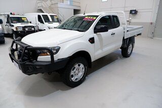 2017 Ford Ranger PX MkII 2018.00MY XL White 6 Speed Manual Cab Chassis.
