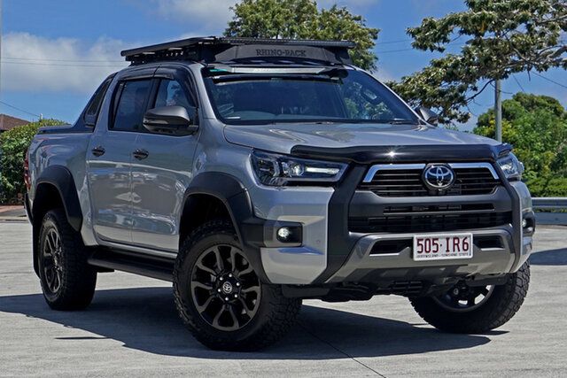 Used Toyota Hilux GUN126R Rogue Double Cab Capalaba, 2023 Toyota Hilux GUN126R Rogue Double Cab Silver 6 Speed Sports Automatic Utility