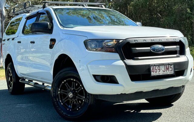 Used Ford Ranger PX MkII 2018.00MY XL Hi-Rider Southport, 2018 Ford Ranger PX MkII 2018.00MY XL Hi-Rider White 6 Speed Sports Automatic Cab Chassis