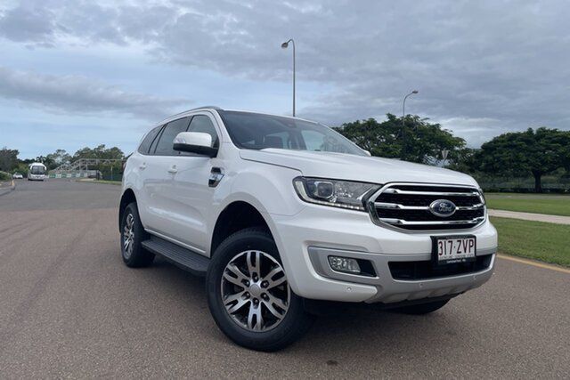 Used Ford Everest UA II 2020.75MY Trend Townsville, 2020 Ford Everest UA II 2020.75MY Trend Alabaster White 6 Speed Sports Automatic SUV
