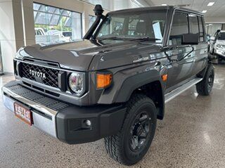 2023 Toyota Landcruiser Gdjl79R GXL Double Cab Grey 6 Speed Automatic Cab Chassis