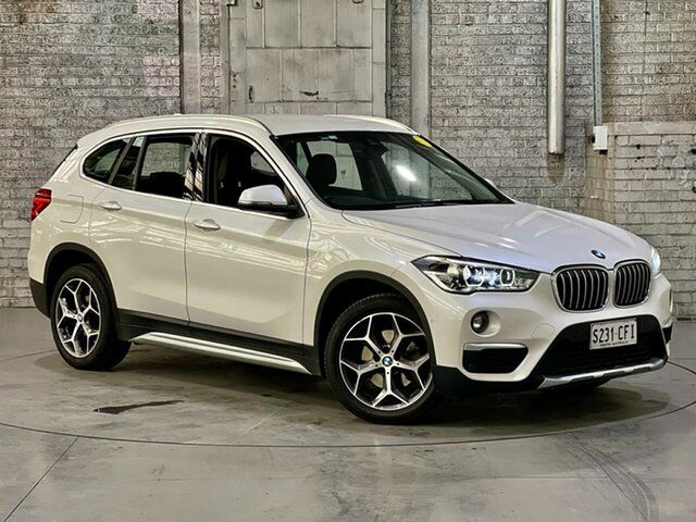 Used BMW X1 F48 sDrive18i D-CT Mile End South, 2019 BMW X1 F48 sDrive18i D-CT White 7 Speed Sports Automatic Dual Clutch Wagon