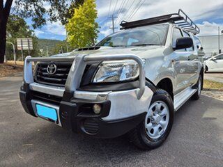 2011 Toyota Hilux KUN26R MY12 Workmate (4x4) Champagne Frost 4 Speed Automatic Dual Cab Pick-up