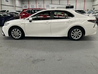 2021 Toyota Camry Axvh70R Ascent Sport Hybrid White Continuous Variable Sedan.