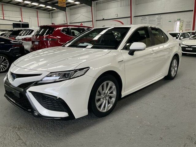Used Toyota Camry Axvh70R Ascent Sport Hybrid Smithfield, 2021 Toyota Camry Axvh70R Ascent Sport Hybrid White Continuous Variable Sedan