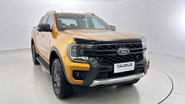 Pre-Loved Ford Ranger PY 2022MY Wildtrak Essendon Fields, 2022 Ford Ranger PY 2022MY Wildtrak Yellow 10 Speed Sports Automatic Double Cab Pick Up