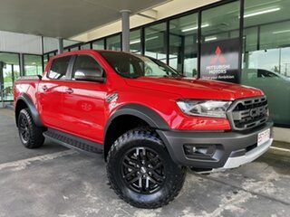 2019 Ford Ranger PX MkIII 2020.25MY Raptor Red 10 Speed Sports Automatic Double Cab Pick Up.