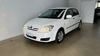 2006 Toyota Corolla ZZE122R Ascent Seca White 4 Speed Automatic Hatchback