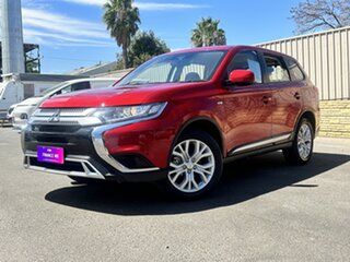 2021 Mitsubishi Outlander ZL MY21 ES 7 Seat (AWD) Red 6 Speed CVT Auto Sequential Wagon.