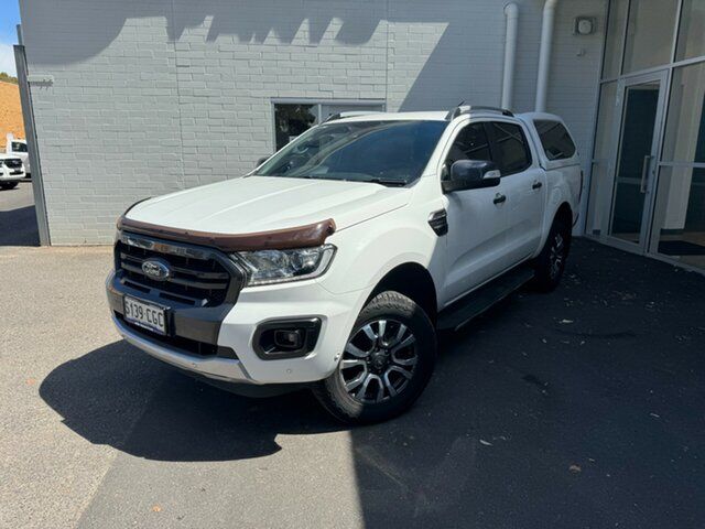 Used Ford Ranger PX MkIII 2019.00MY Wildtrak Elizabeth, 2019 Ford Ranger PX MkIII 2019.00MY Wildtrak White 10 Speed Sports Automatic Double Cab Pick Up