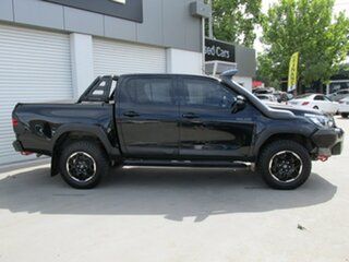 2019 Toyota Hilux GUN126R Rugged X Double Cab Black 6 Speed Sports Automatic Utility