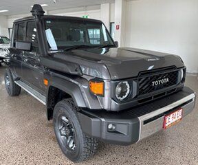 2023 Toyota Landcruiser Gdjl79R GXL Double Cab Grey 6 Speed Automatic Cab Chassis.