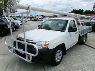 2009 Mazda BT-50 UNY0W4 DX 4x2 White 5 Speed Manual Cab Chassis.