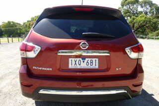 2014 Nissan Pathfinder R52 MY14 ST X-tronic 2WD Burgundy 1 Speed Constant Variable Wagon.