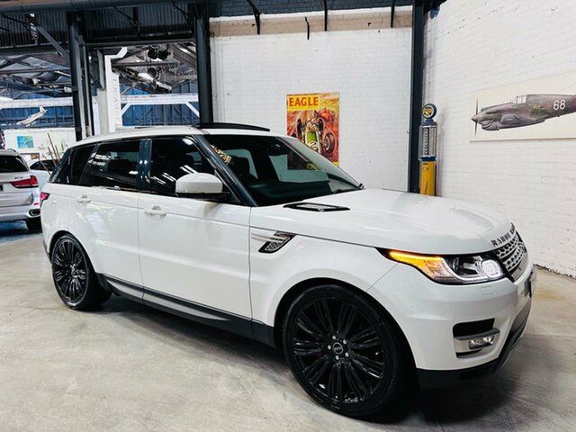 Used Land Rover Range Rover Sport L494 16MY HSE Port Melbourne, 2015 Land Rover Range Rover Sport L494 16MY HSE White 8 Speed Sports Automatic Wagon