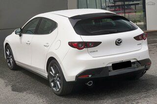 2024 Mazda 3 BP2H7A G20 SKYACTIV-Drive Touring White 6 Speed Sports Automatic Hatchback