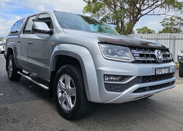 Used Volkswagen Amarok 2H MY17 TDI550 4MOTION Perm Highline Cardiff, 2017 Volkswagen Amarok 2H MY17 TDI550 4MOTION Perm Highline Silver 8 Speed Automatic Utility