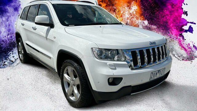 Used Jeep Grand Cherokee WK MY2013 Limited Maidstone, 2012 Jeep Grand Cherokee WK MY2013 Limited White 5 Speed Sports Automatic Wagon