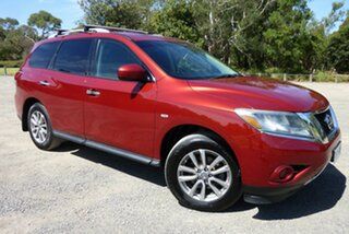 2014 Nissan Pathfinder R52 MY14 ST X-tronic 2WD Burgundy 1 Speed Constant Variable Wagon