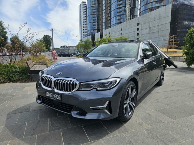 Used BMW 3 Series G20 330e Steptronic Luxury Line South Melbourne, 2021 BMW 3 Series G20 330e Steptronic Luxury Line Grey 8 Speed Sports Automatic Sedan Hybrid