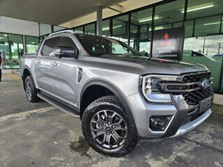 2023 Ford Ranger PY 2023.50MY Wildtrak Silver 10 Speed Sports Automatic Double Cab Pick Up.